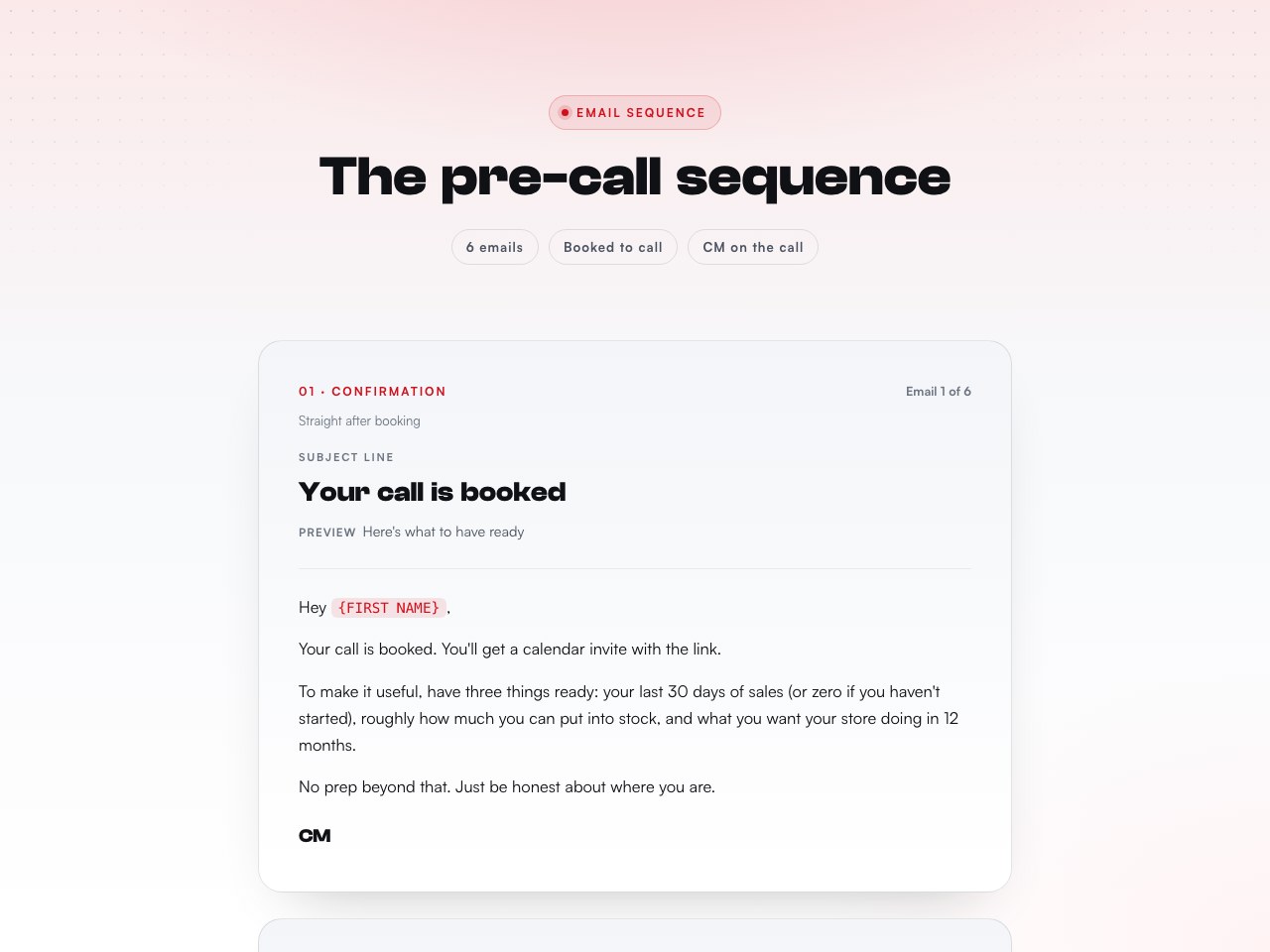 Pre-call preview